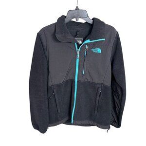 North Face Denali Fleece Jacket Black Blue Size Medium